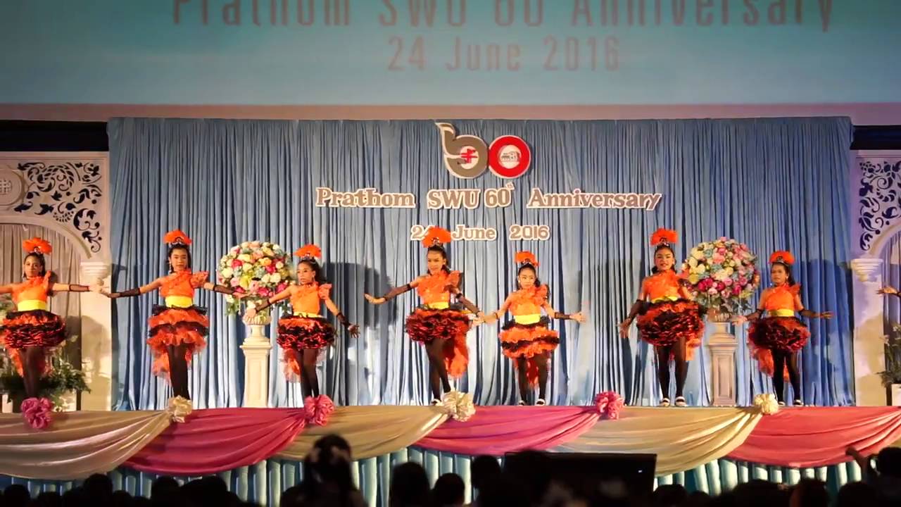 การแสดงชุดสาวรำวง งาน ครบรอบ 60ปี มศว.ประสานมิตรประถม 24-6-2559