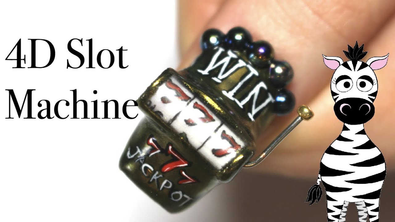 4D Slot Machine Acrylic Nail Art Tutorial | Beauty Big Bang