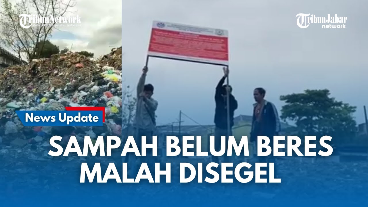 Masalah Sampah Belum Beres, Tempat Olahan Sampah Pasar Caringin Malah Disegel