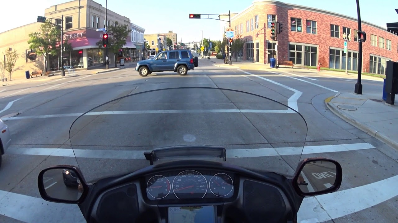 135 A motorcycle ride to Manitowoc Wisconsin. Honda Goldwing