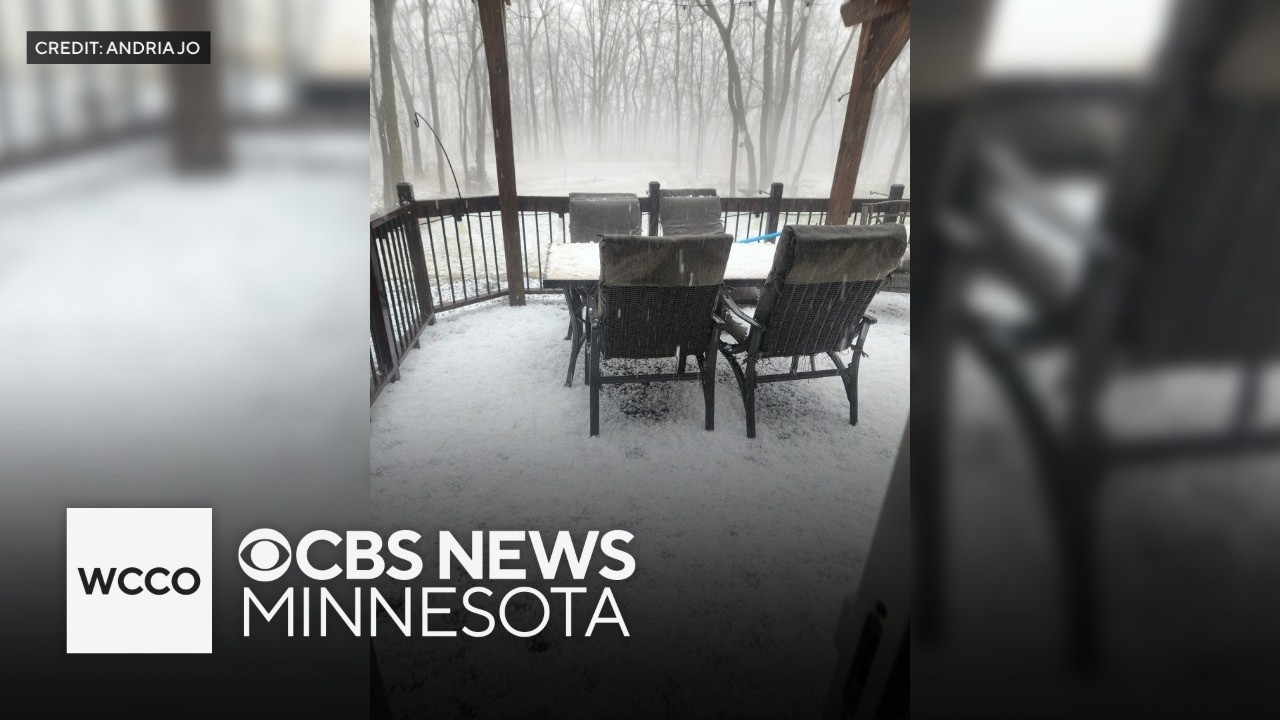 Hail falls in southern Minnesota as storms roll through | NEXT Weather