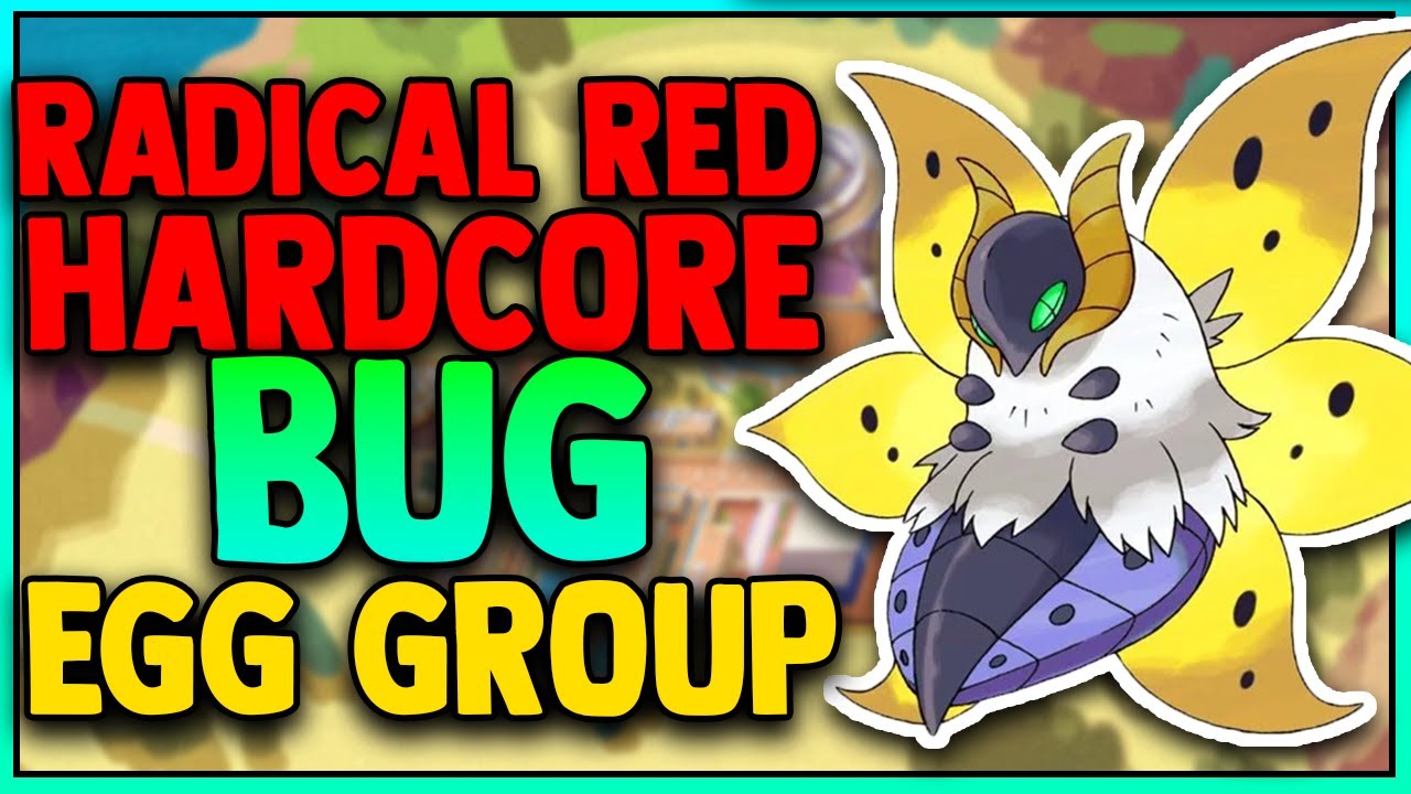 POKEMON RADICAL RED 4.1 HARDCORE НО Я ИСПОЛЬЗУЮ ТОЛЬКО ПОКЕМОНОВ ГРУППЫ BUG EGG
