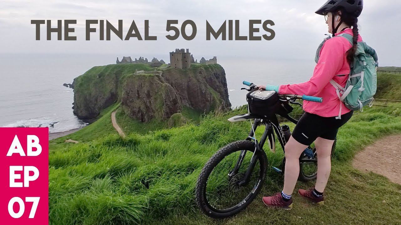 BIKEPACKING 2 days (50 miles) - visiting my favourite castle // Scotland's Aberdeenshire Coast Ep 07