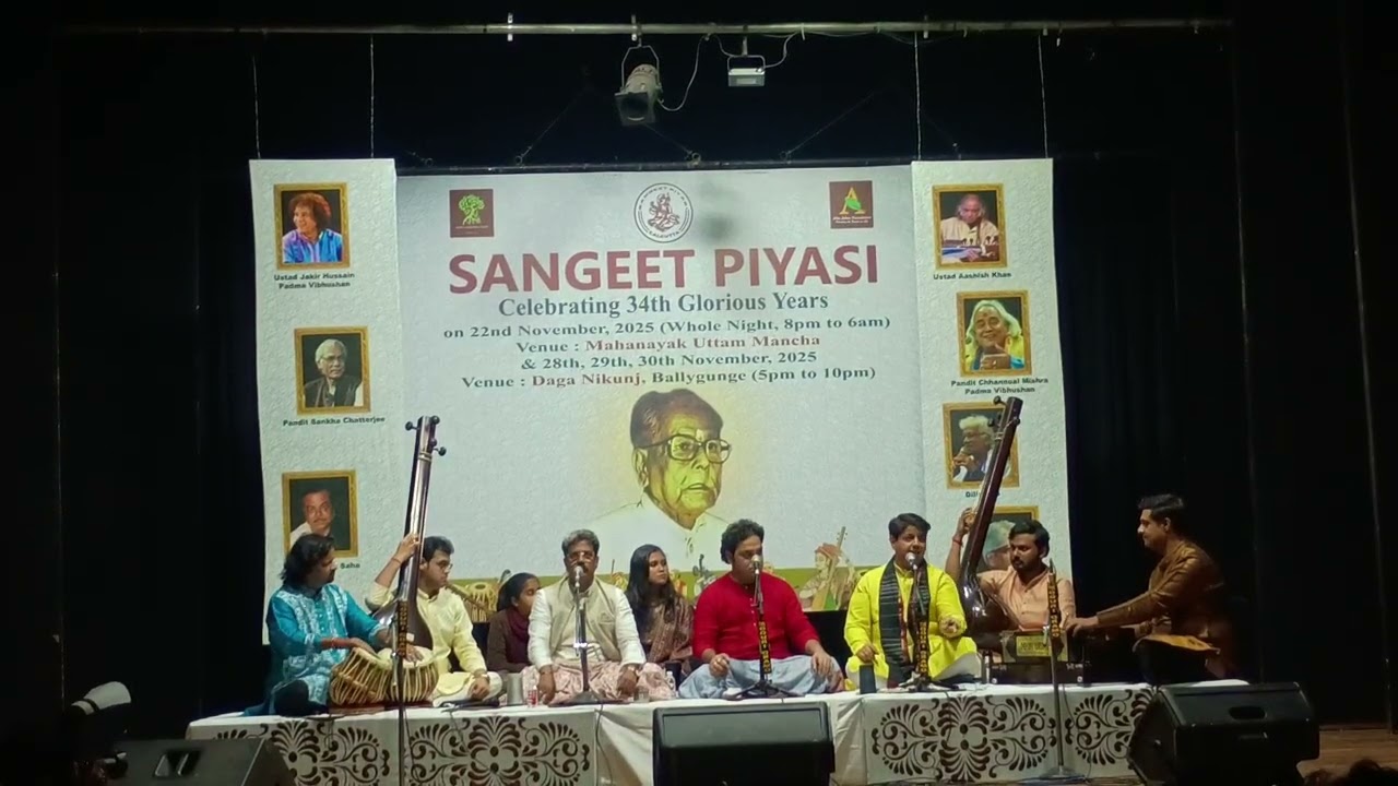 Raga Lalit | Waseem Ahmed Khan Arshad Ali Khan Omkar Dadarkar | Gourab Chatterjee | Bivash Sanghai |