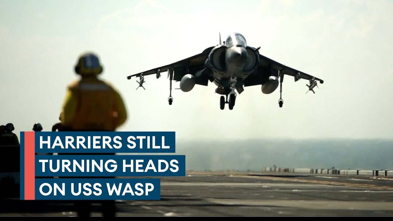 Iconic Harriers still proving their worth as they fly from US warship