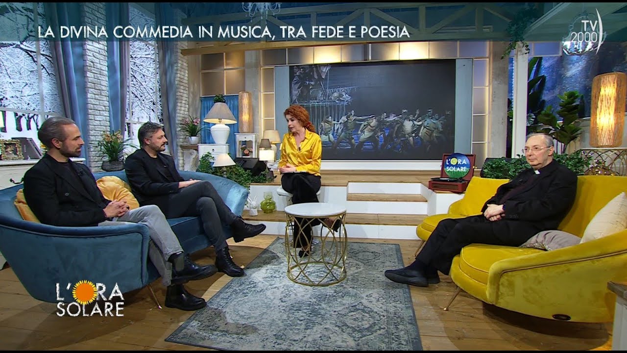 L'Ora Solare (TV2000) 22 febbraio 2024 - Monsignor Frisina, Antonello Angiolillo e Andrea Ortis