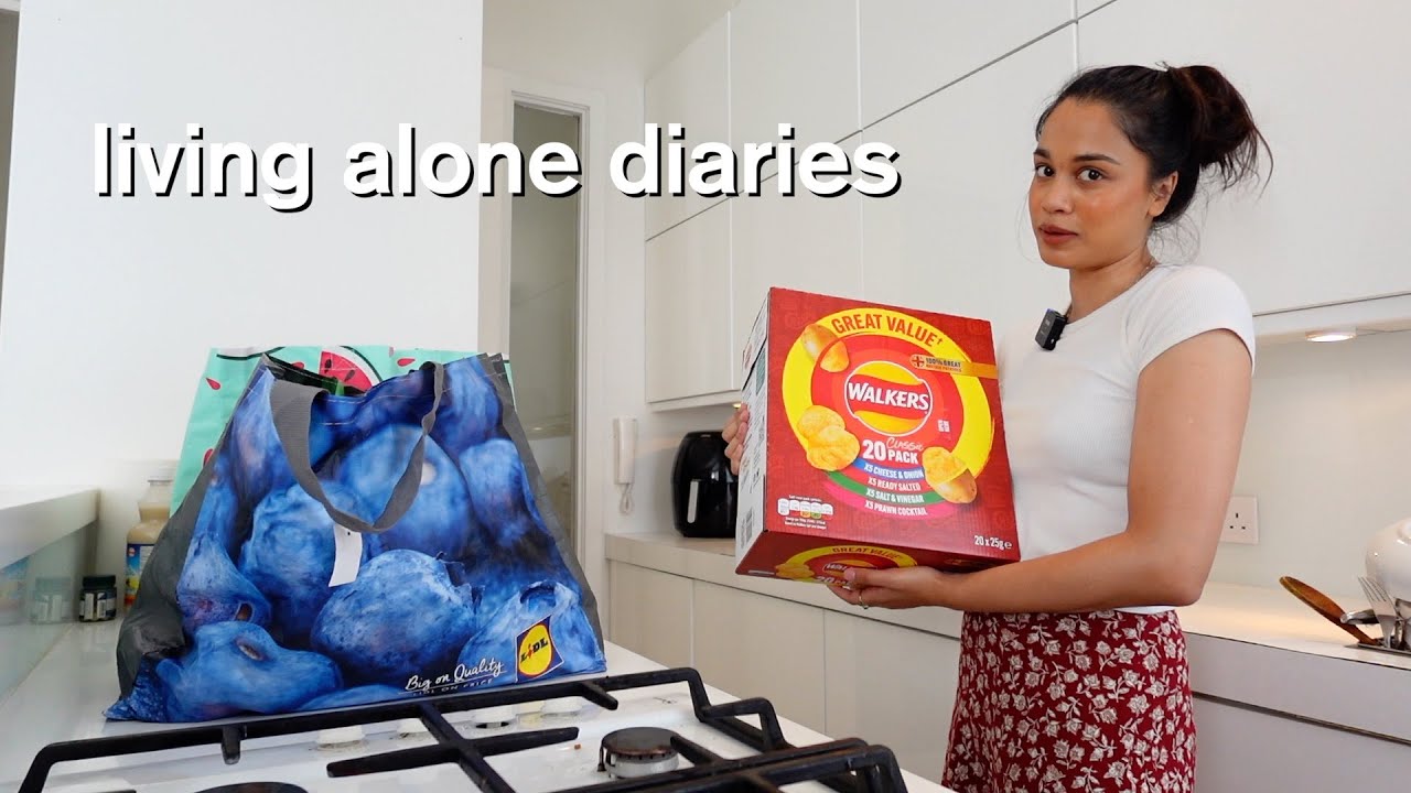 weekly food shop, sunday reset and new skincare products | living alone diaries