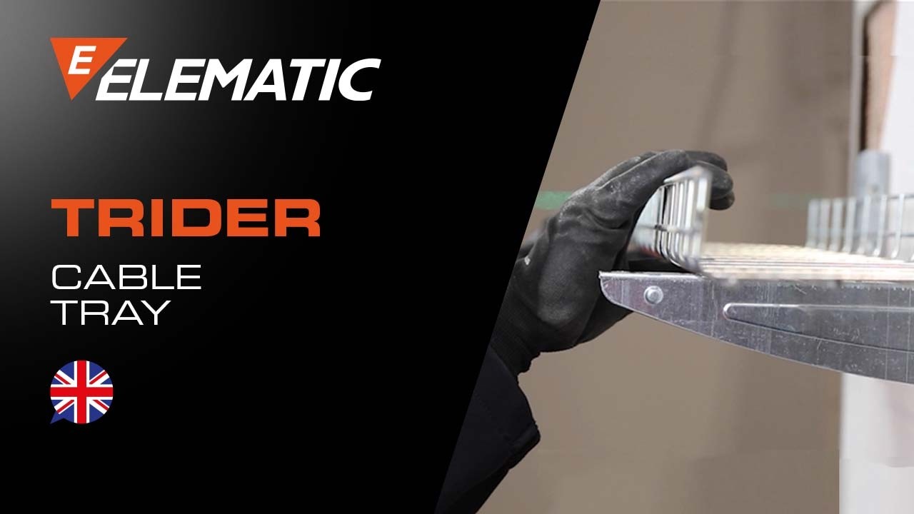 How to fix a cable tray with Trider: mechanical anchor for hollow and solid materials