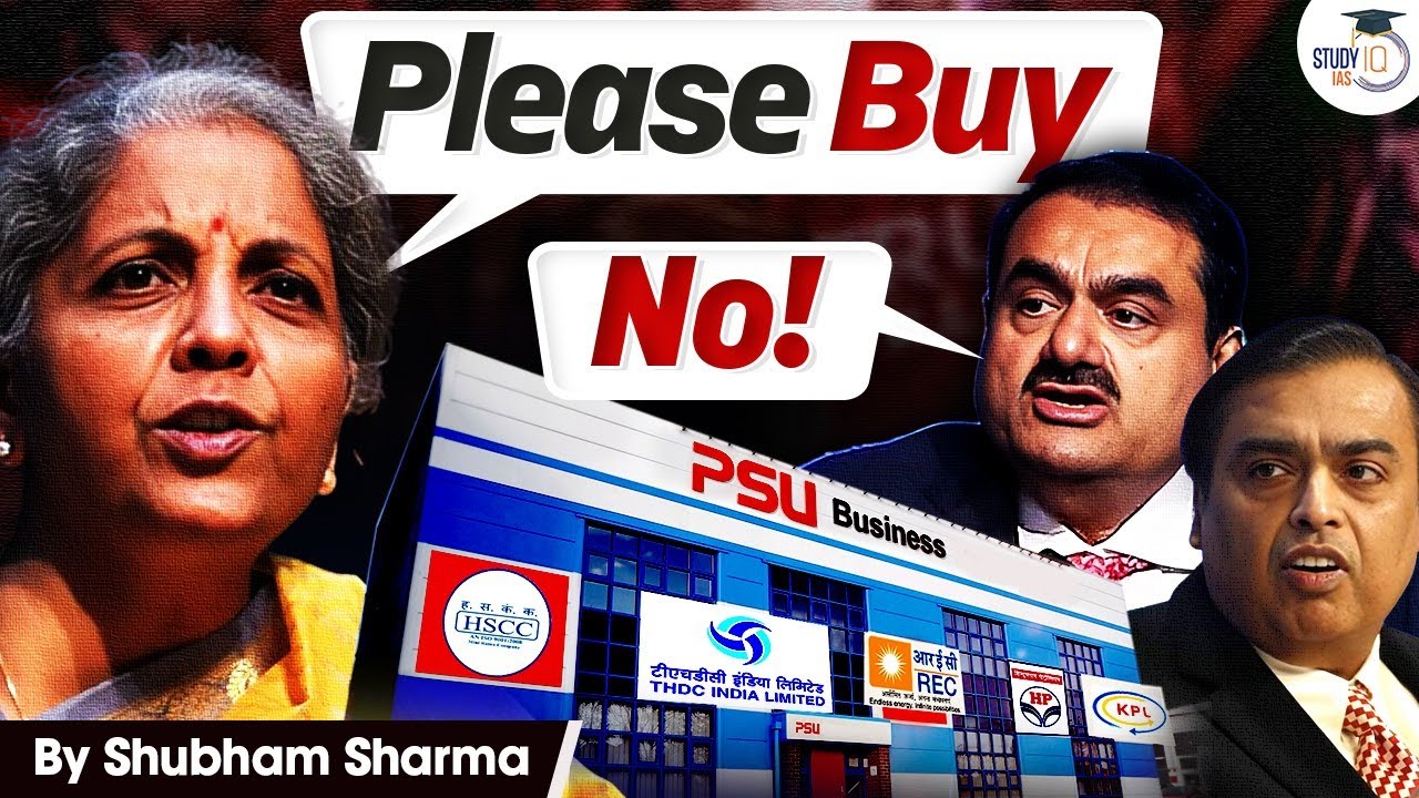 Why Is Govt Failing to Sell PSUs? | End Of Privatization In India?