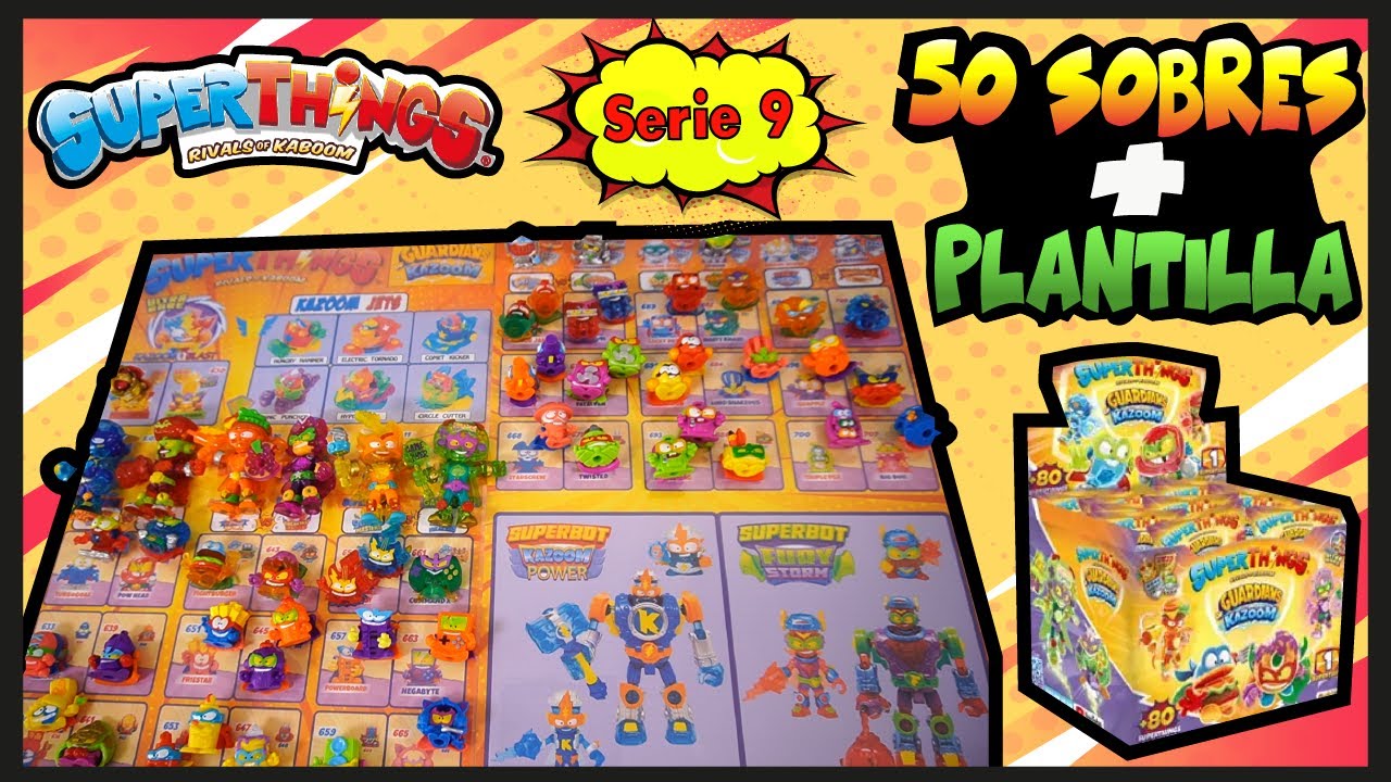 ⚡😲 SUPERTHINGS SERIE 9 GUARDIANS OF KAZOOM / UNBOXING CAJA 50 SOBRES 🤩🌟