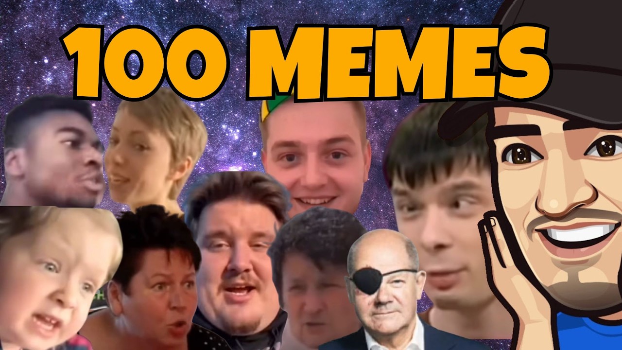 🇩🇪 100 DEUTSCHE MEMES mit LEGENDENSTATUS &ndash; NICHT LACHEN CHALLENGE!