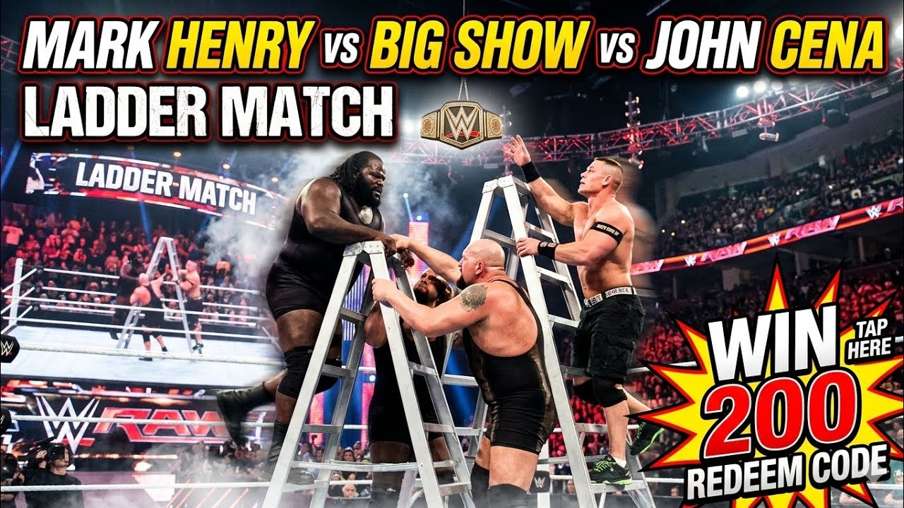 MARK HENDRY VS Big Show Vs JOHN CENA - Fun Edit 🤣 200 rs Redeem 😍