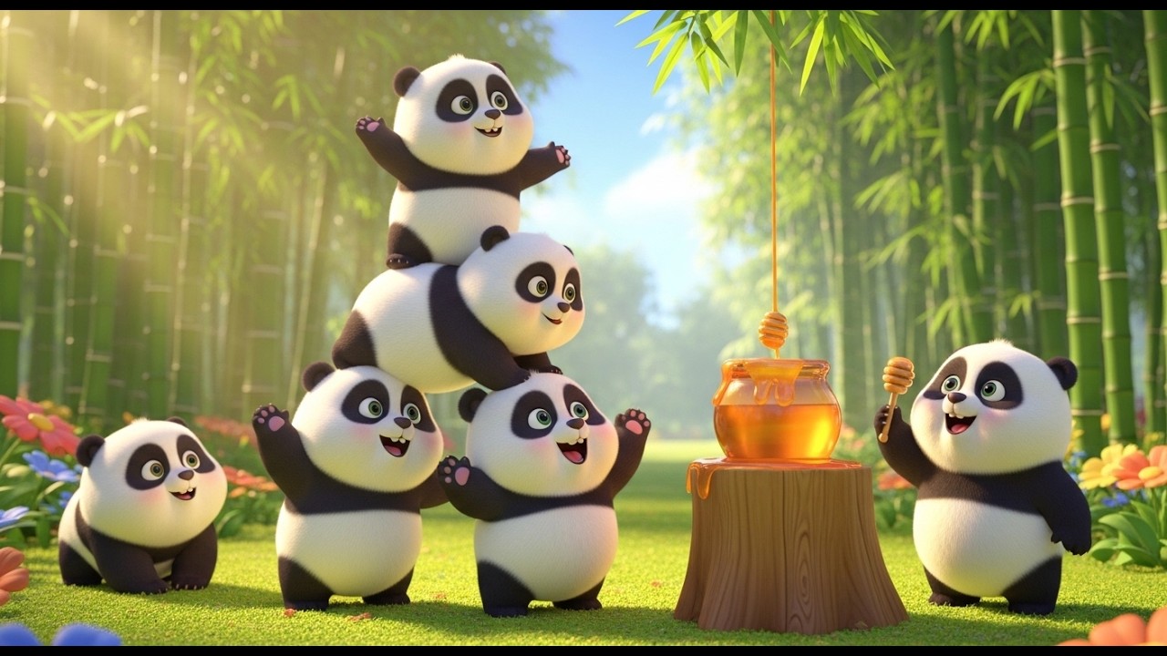 Ten Little Pandas – The Honey Challenge!