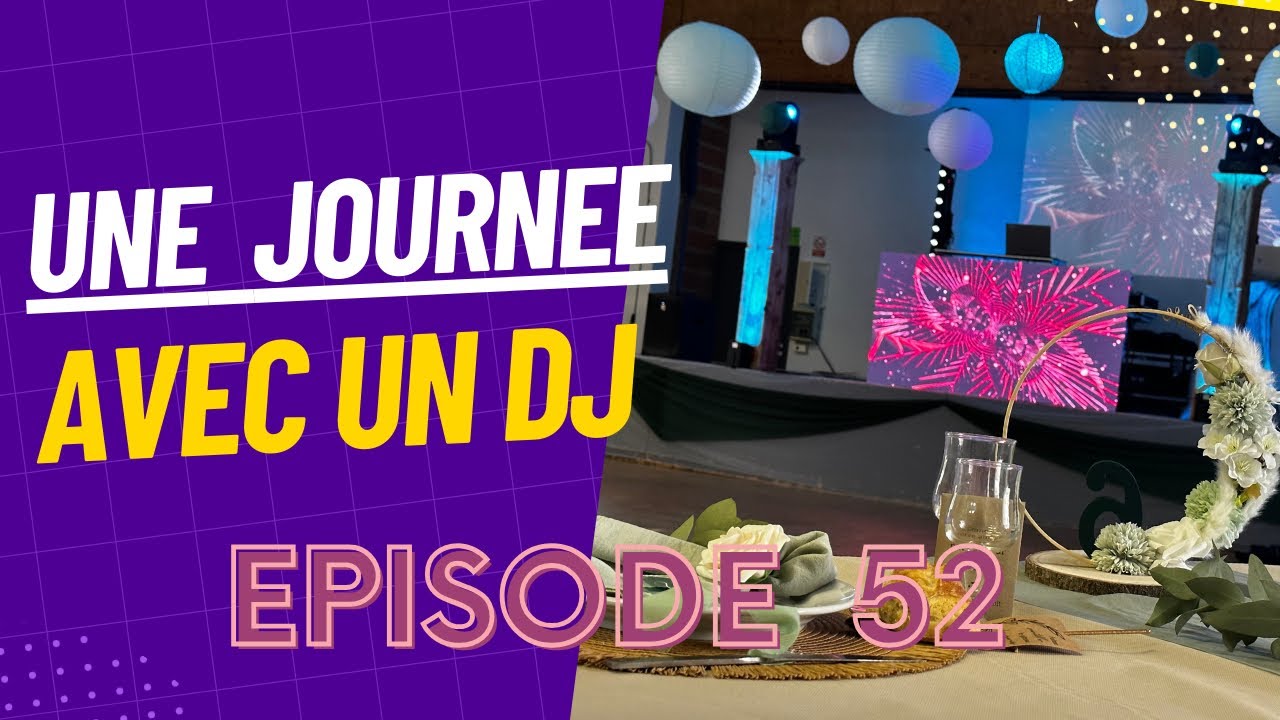 Une journée avec un DJ ➡️Épisode 52 ✅Mariage Souligné sous ballon