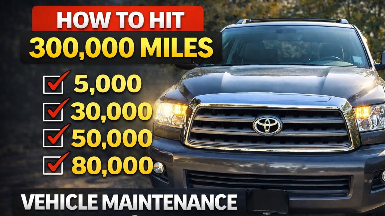 HOW TO GET 300,000 MILE VEHICLES. ￼