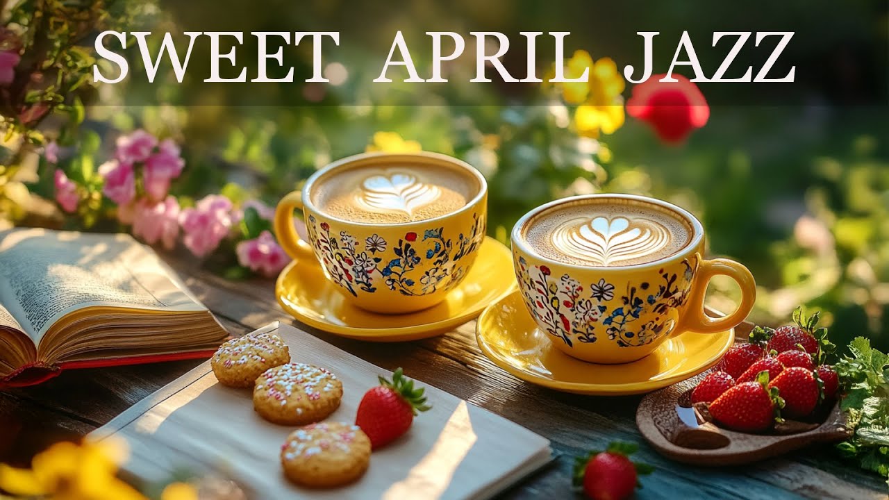 Sweet April Jazz 🌷Joyful Morning Coffee Jazz Music & Elegant Bossa Nova Piano For Start The Day