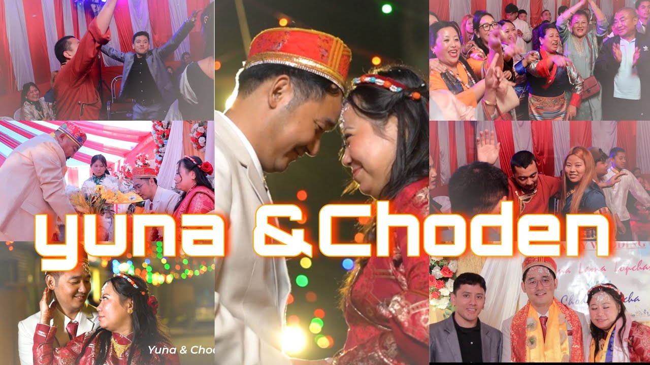 Yuna and choden wedding video...
