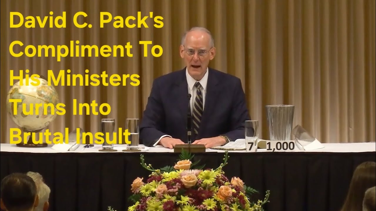 David C. Pack's "Compliment" To His Ministers Turns Into Brutal Insult