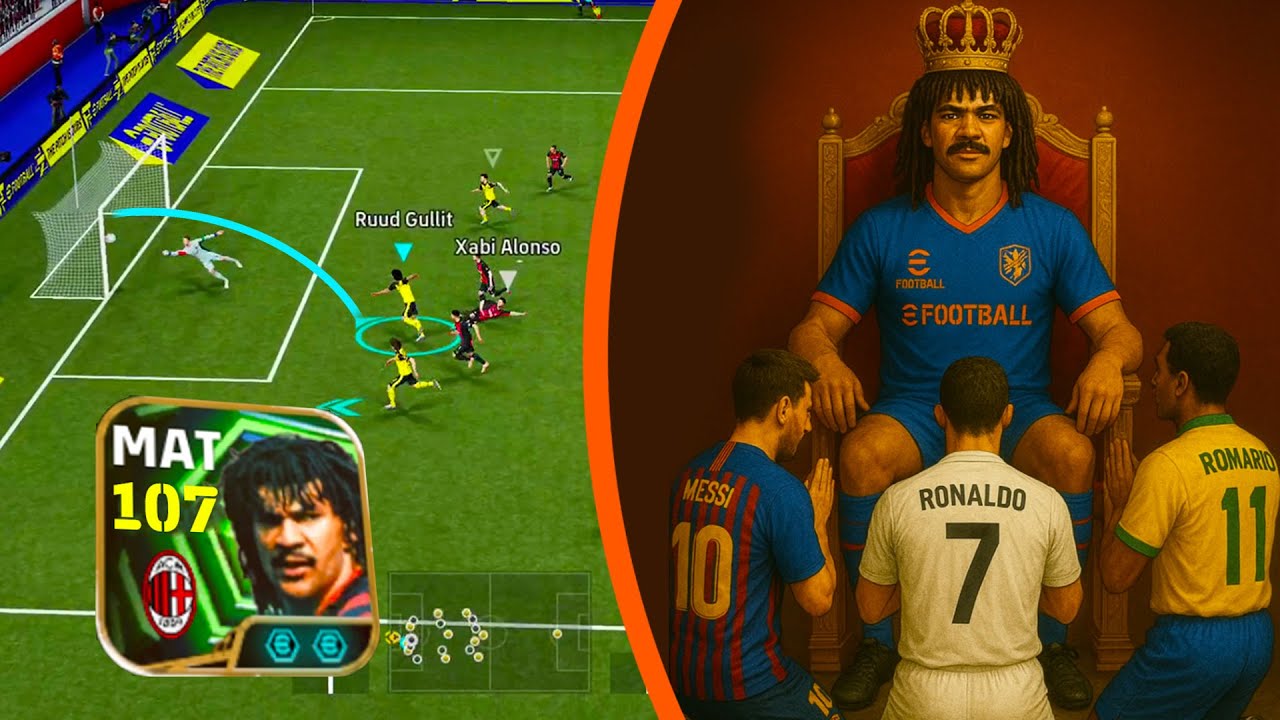 GamePlay Estreia do Rei Gullit no eFootball 26 Mobile
