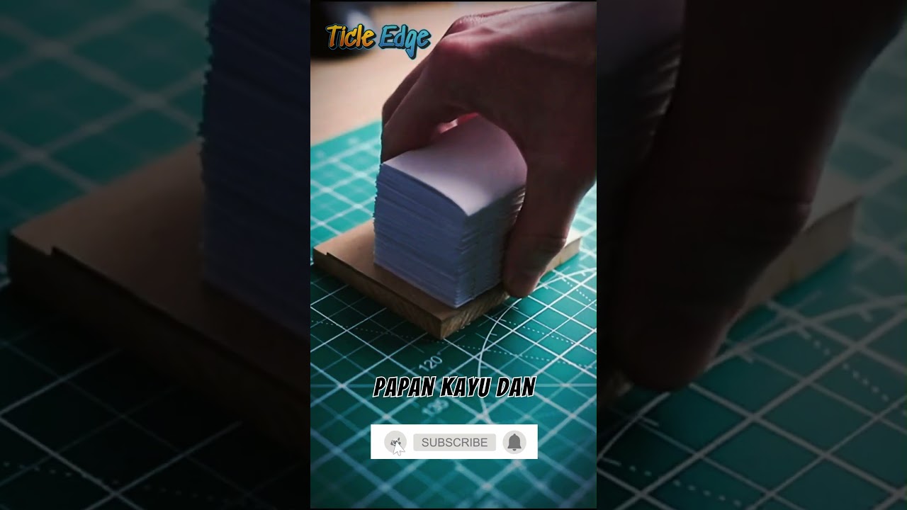 Bikin Buku Mini yang Keren Cuma dengan Kertas Biasa