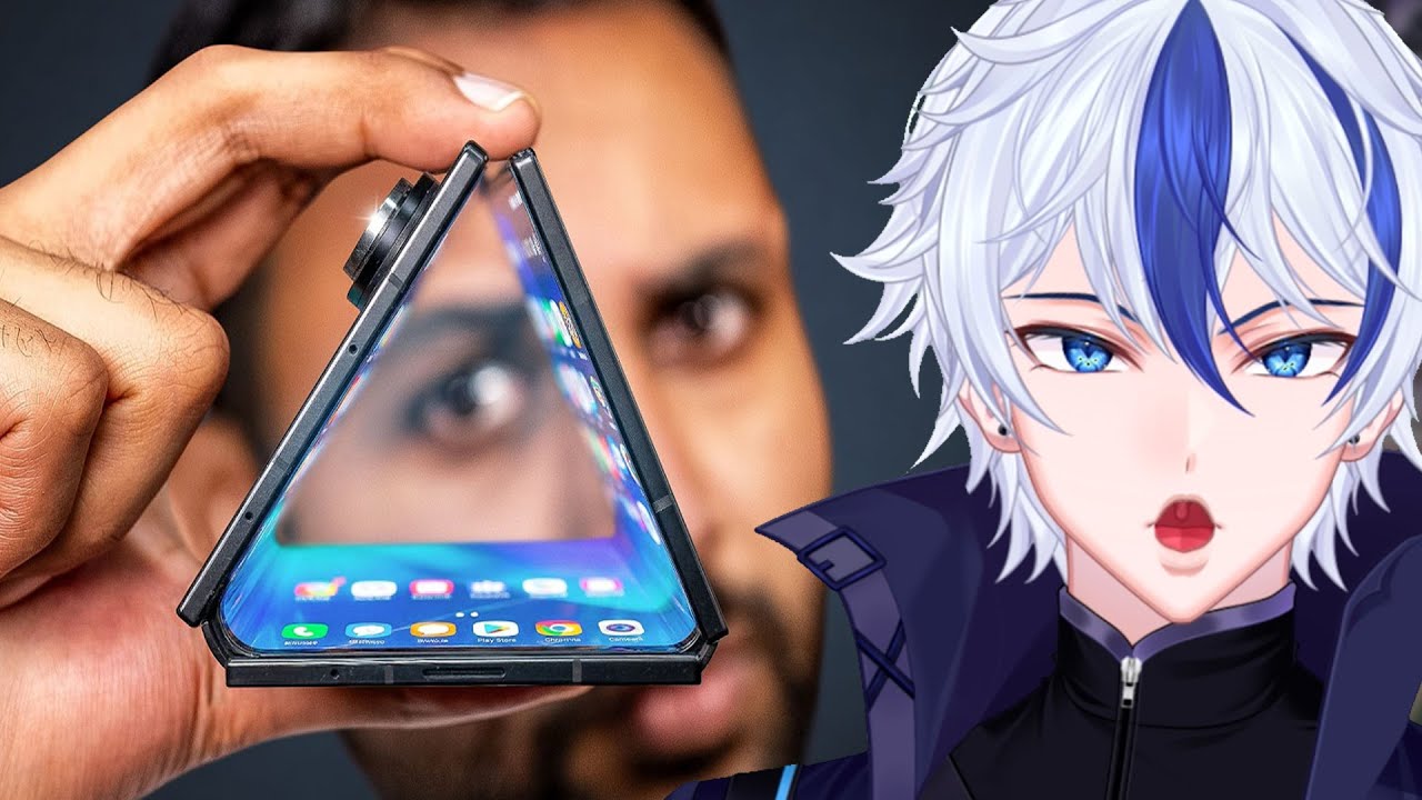 ПЕРВЫЙ ТРОЙНОЙ ТЕЛЕФОН ОТ Samsung!!!! | MrWhoseTheBoss Tech React