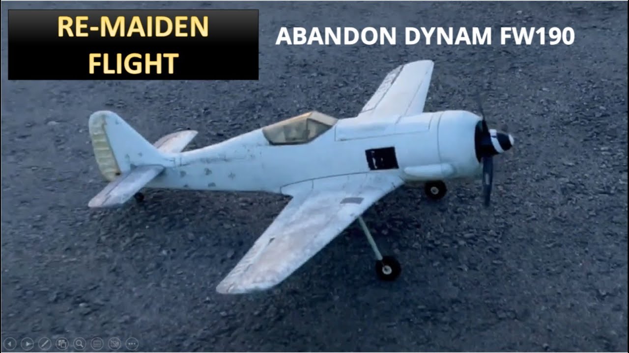 Re-Furbish this Abandon Dynam Fw-190 back to flying state! she was under the sun YEARS!