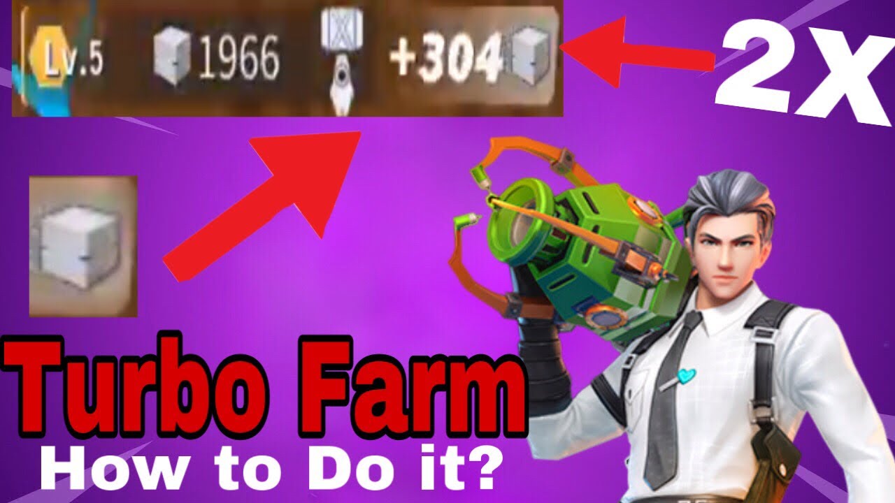 How to Turbo Farm on Mobile/2X Faster Materials/Creative Destruction Mobile.