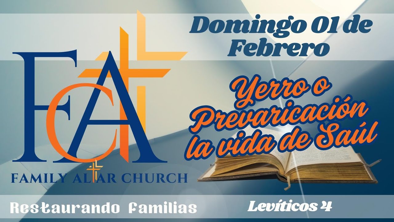 AF MINISTRY - Yerro y prevaricación - La vida de Saúl.