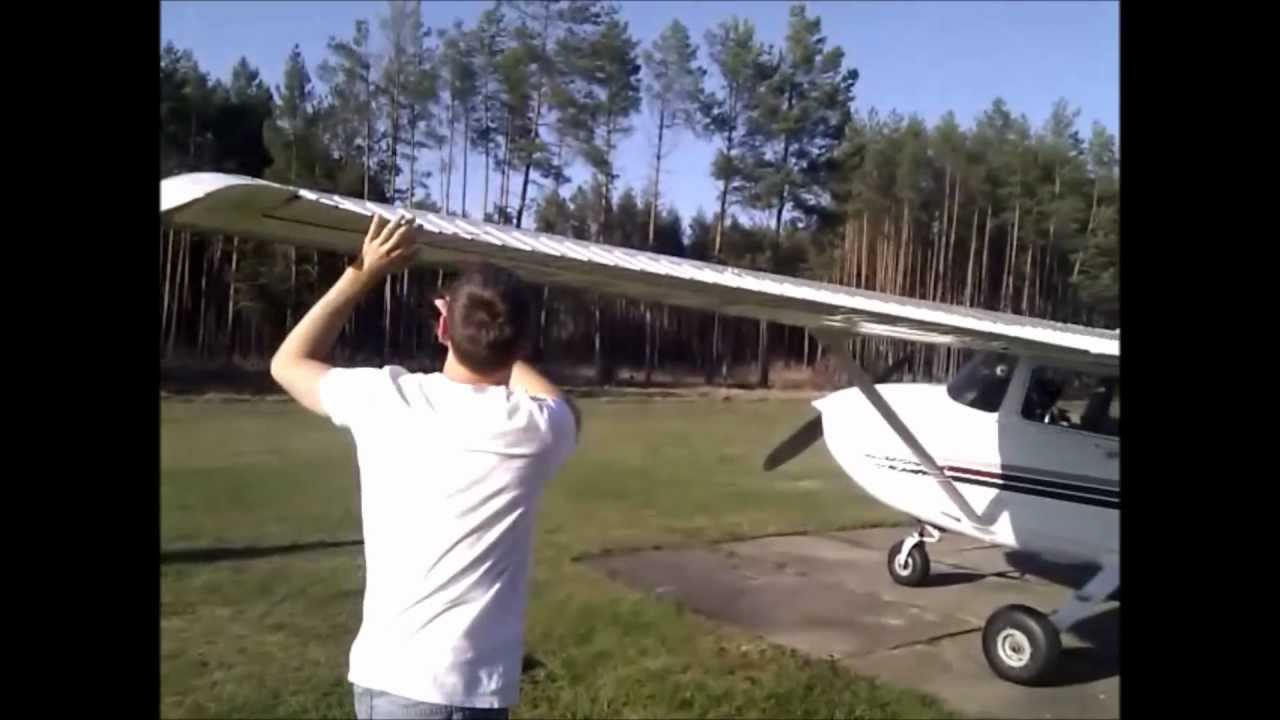 Bush flying in Poland