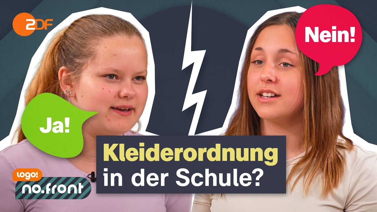 Jogginghosen verbieten!? Brauchen Schulen eine Kleiderordnung? | logo! no.front | Schüler-Debatte
