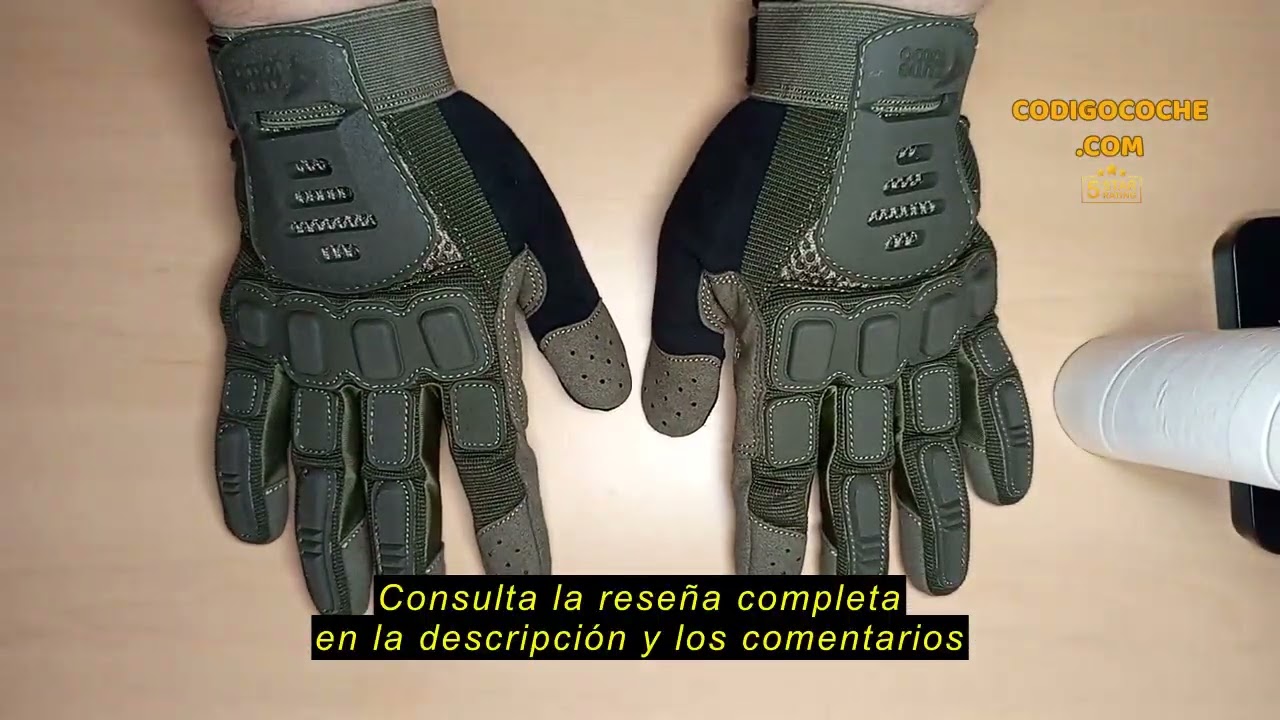 Reseña del Zune Lotoo Guantes Tácticos Militar, Guantes Airsoft Compatibles con Pantalla Táctil para