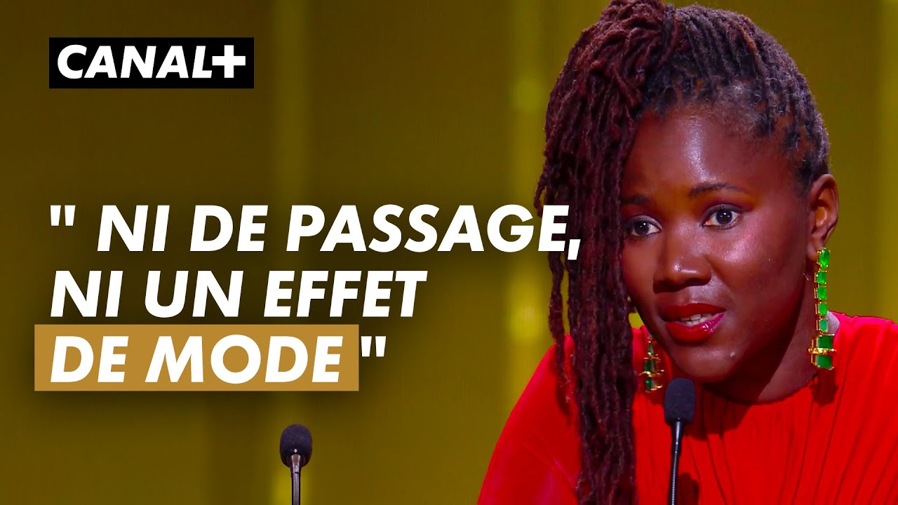 Alice Diop reçoit le César du meilleur premier film pour Saint Omer - César 2023 - CANAL+