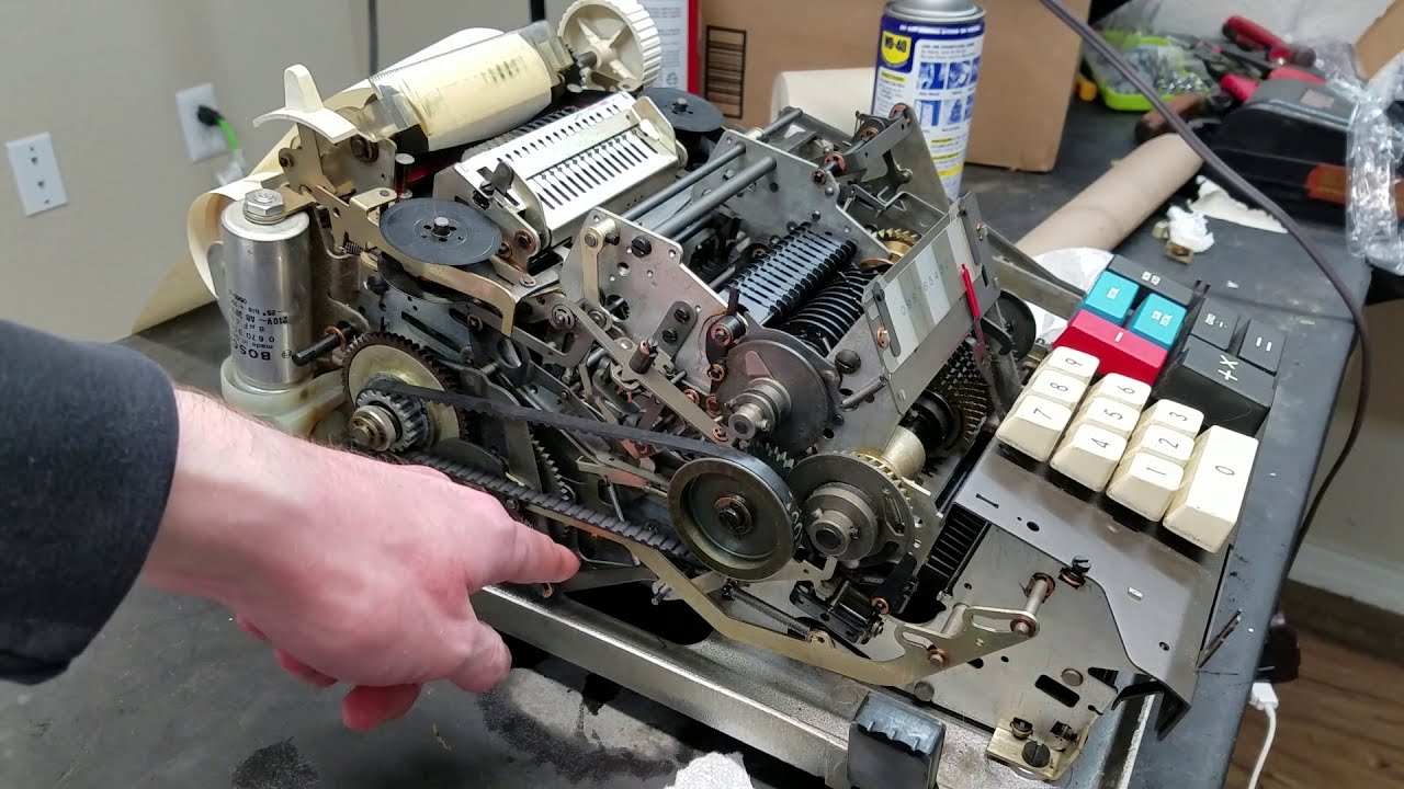 1967 Marchant 212 Mechanical 4 Function Printing Calculator (Diehl Decima)