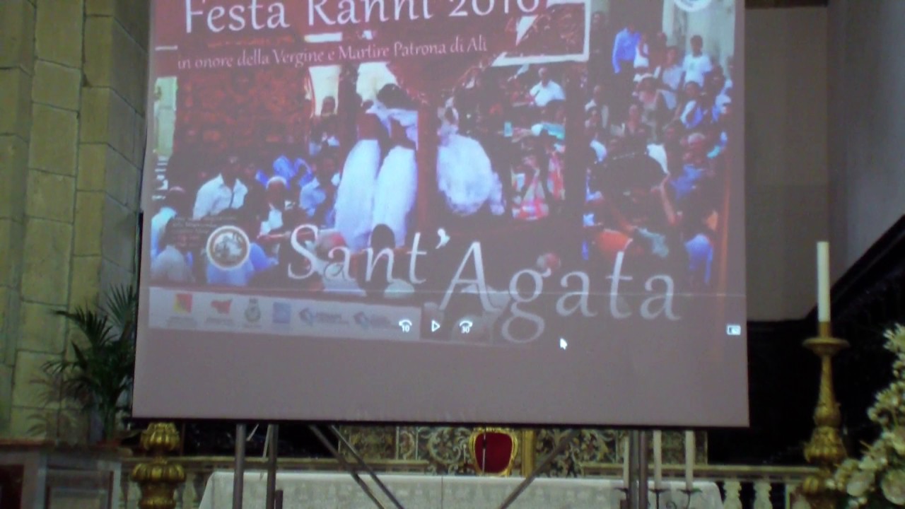 Al&igrave; - La Festa Grande di Al&igrave; in onore di S. Agata - Convegno 7-8-2017