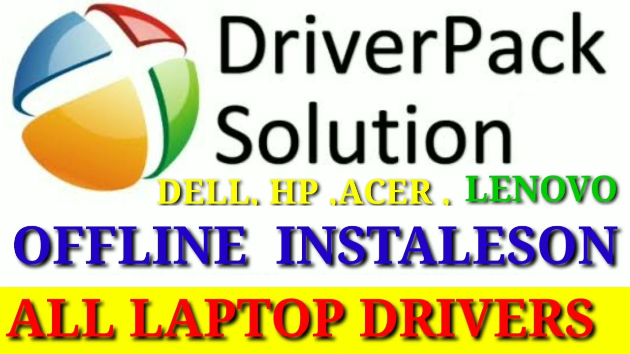 Driver Pack Solution ll Offline download and install ll All laptop desktop  driver HP DELL ACER