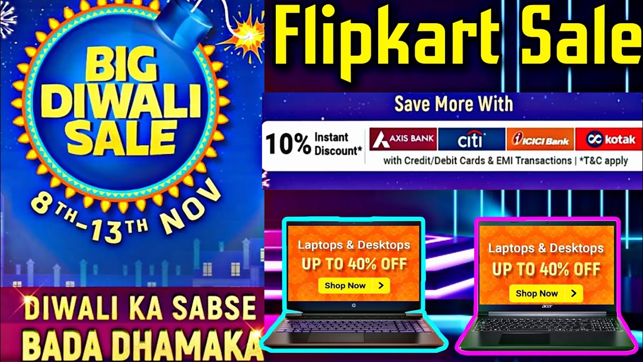 Flipkart Big Diwali Sale looks better than Flipkart Big Billion Day🔥🔥| Huge Discount on Laptops🤩🤩