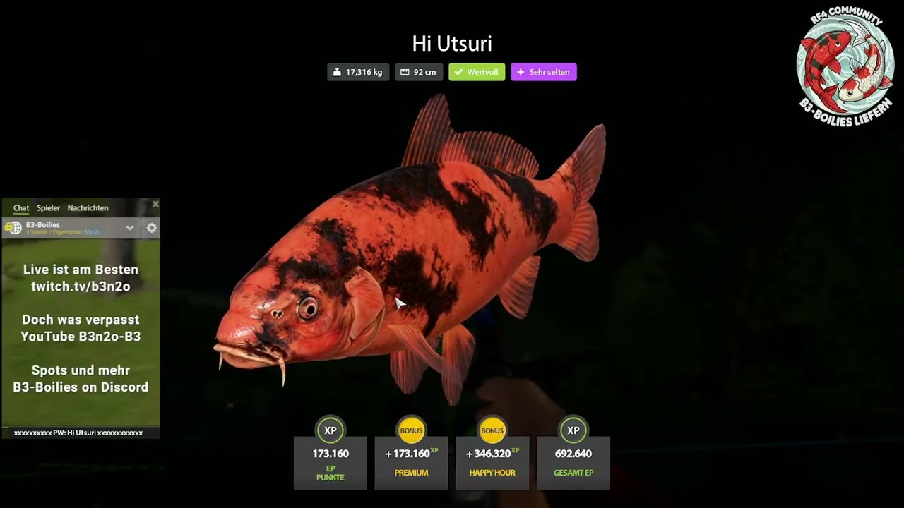 Russian Fishing 4 / Hi Utsuri 17Kg+ / Kupfersee / 12.02.2026