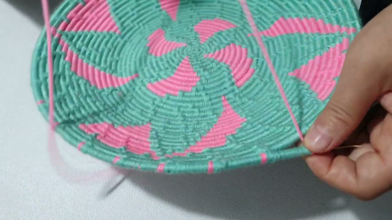 Master the Art of Esparto Grass Weaving | DIY Handmade Plates Tutorial