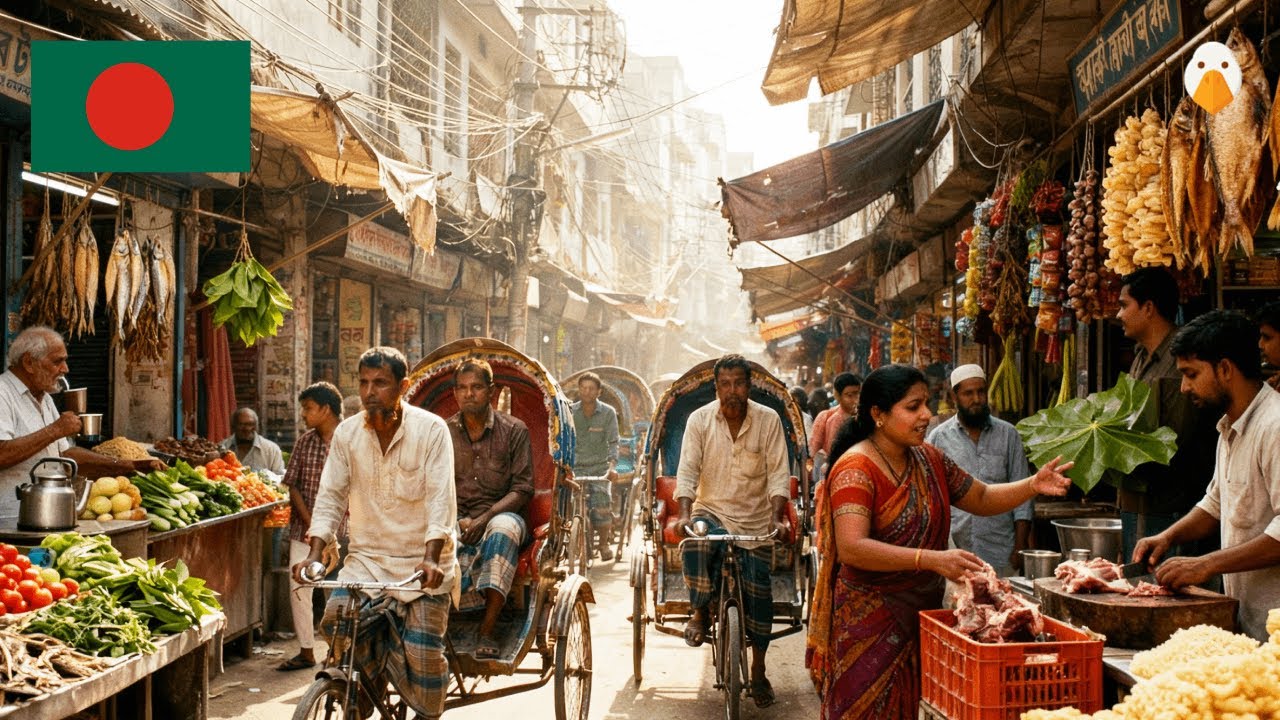 Old Dhaka, Bangladesh🇧🇩 The Most Chaotic and Historic City in South Asia (4K HDR)