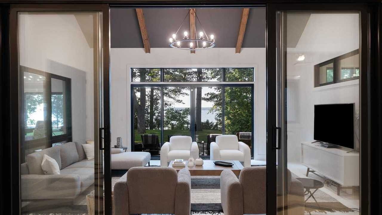 Luxury Waterfront Bungalow on Kempenfelt Bay | 8-Bed, 6-Bath Custom Home with 125 Ft Shoreline