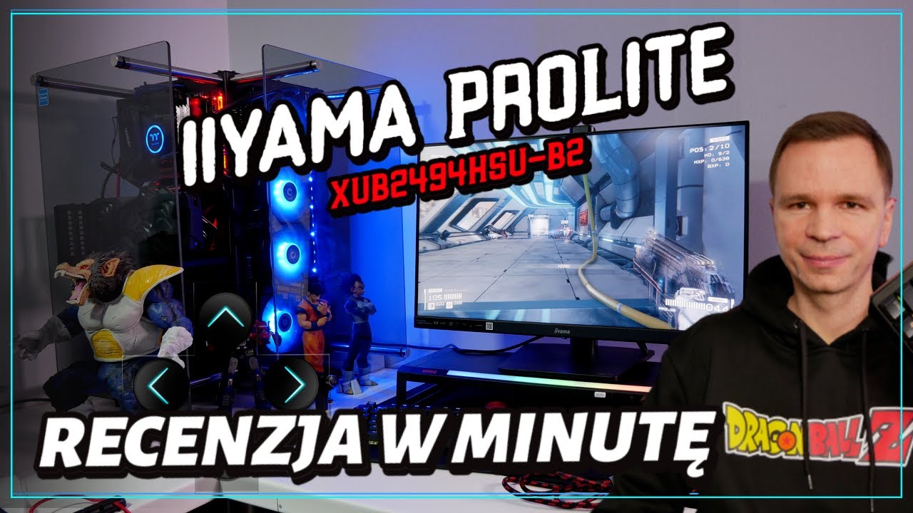 Niedrogi monitor do pracy i gamingu iiyama ProLite XUB2494HSU-B2 - Recenzja w minutę