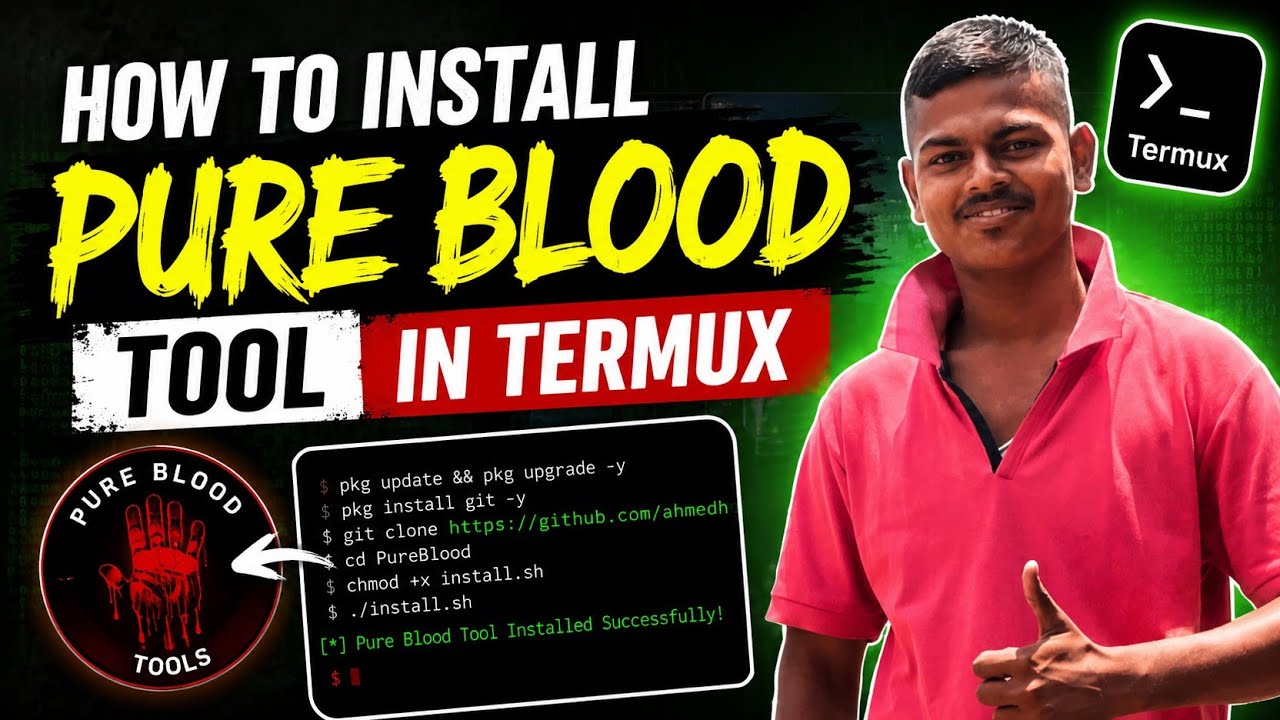 How To install Pureblood Tool in Termux. it's a Bug bounty tool.