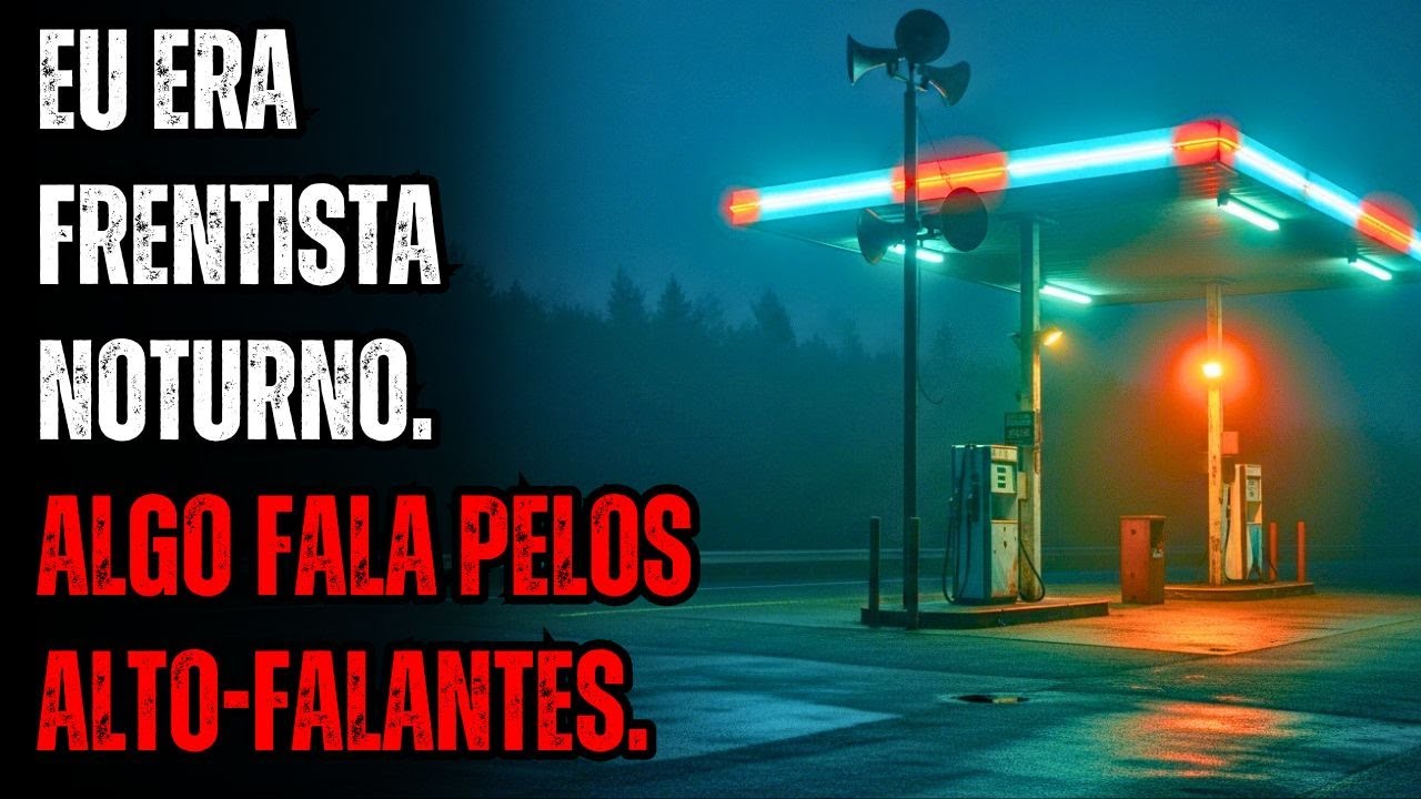 Trabalho no Turno da Noite em um Posto de Gasolina. Algo Usa os Alto-Falantes à Meia-Noite.