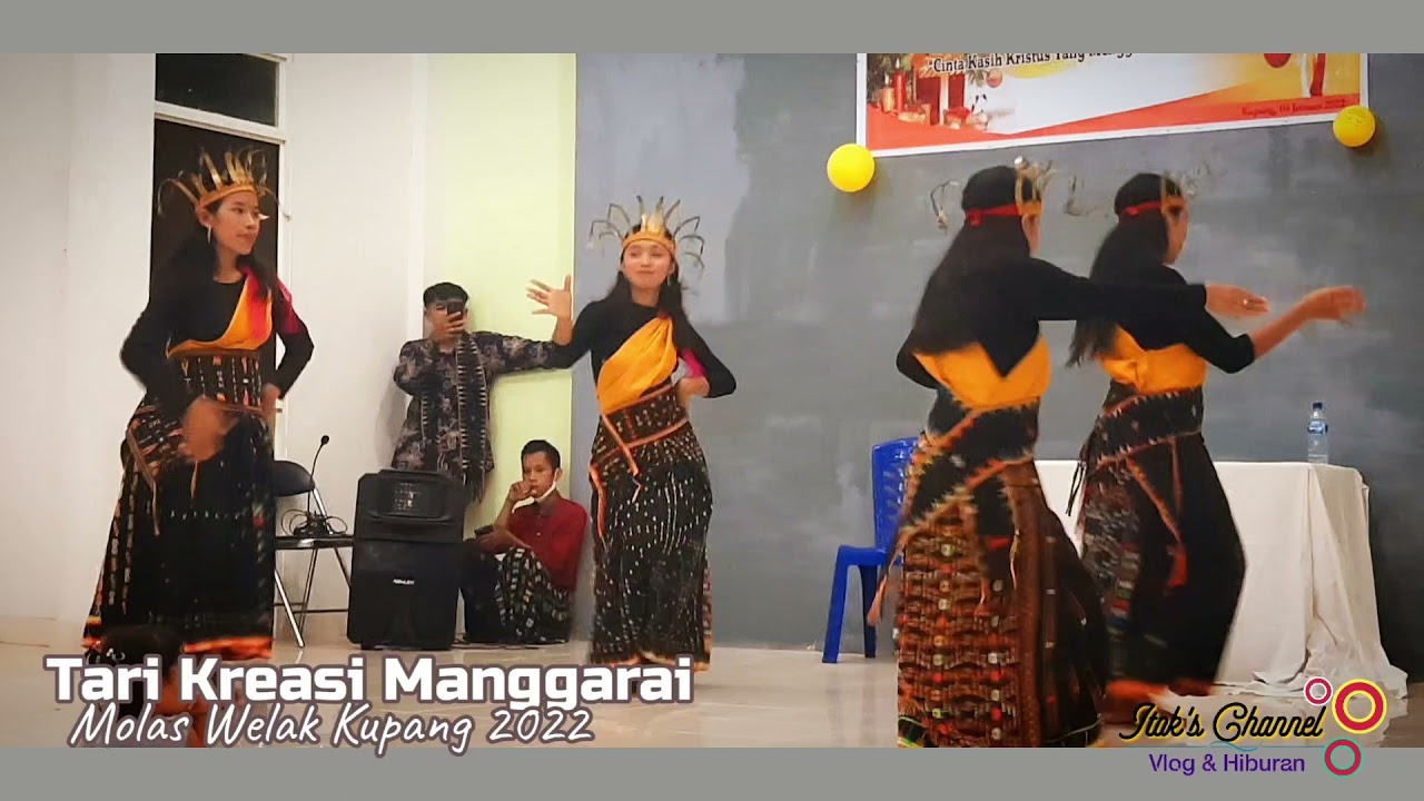 TARI KREASI MANGGARAI NTT II REBA MOLAS WELAK MANGGARAI BARAT KUPANG 2022