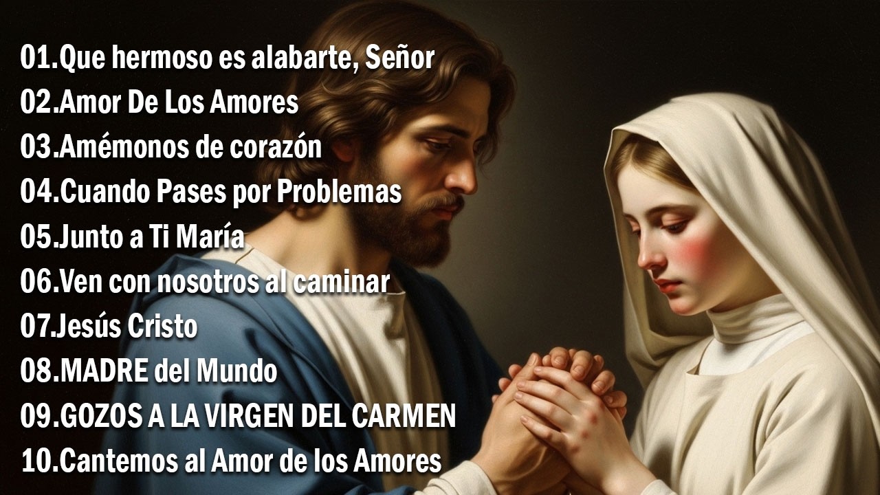 15 ALABANZAS CATÓLICAS Poderosas Para Reducir el Estrés🙏 INTENTA ESCUCHAR ESTA CANCIÓN SIN LLORAR