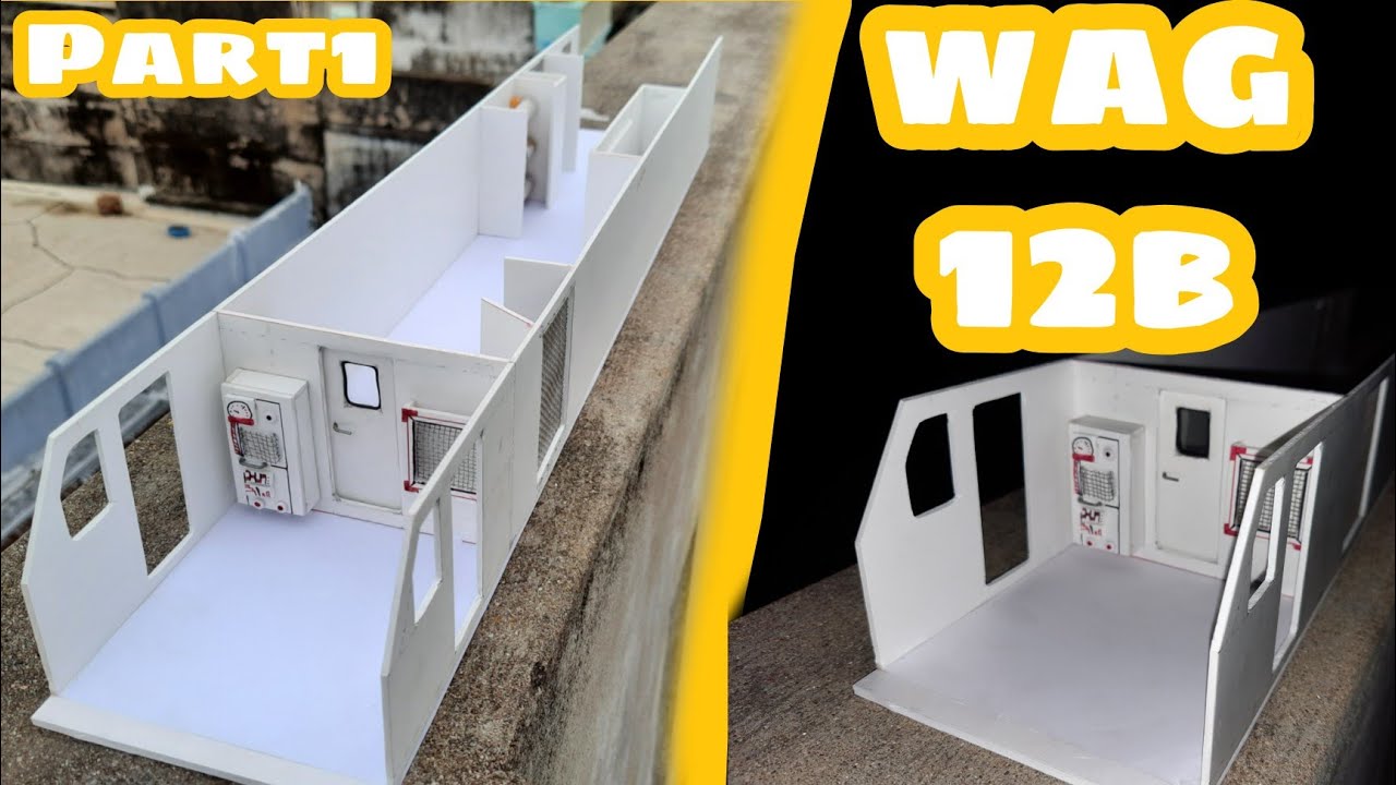 (Part1)  How To Make Loco WAG 12B | Wag12 Engine | 1/28 scale | Engine model  | locomotive making