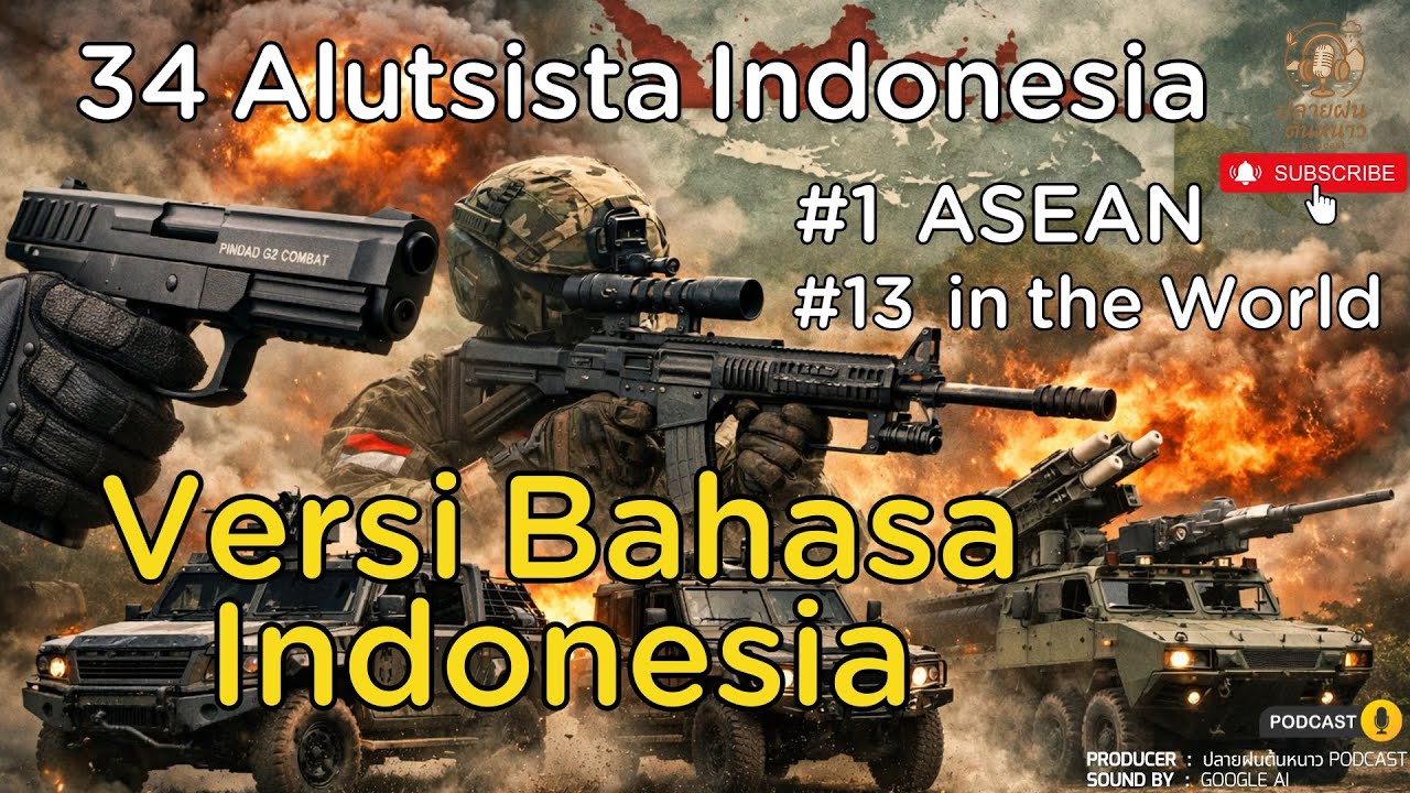 Kupas Tuntas 34 Senjata Indonesia: No. 1 di ASEAN, Peringkat 13 Dunia | Crazy Indonesia Weapon