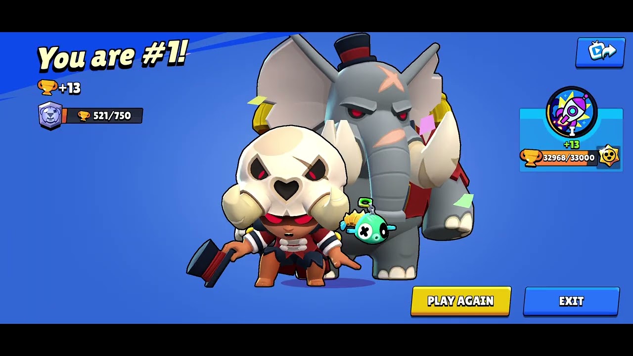 Am facut 33k de troffee. Am primit un legendary star drop :)