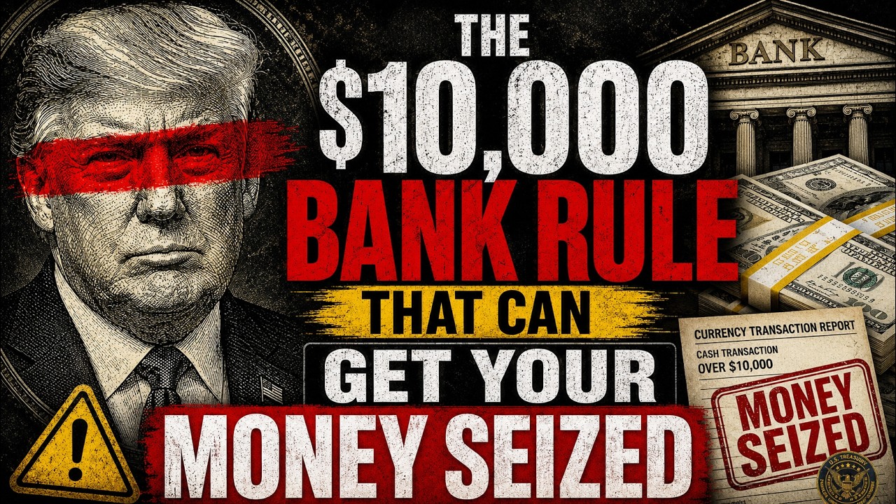 💰 The $10,000 Bank Rule That Can Get Your Money Seized ⚠️