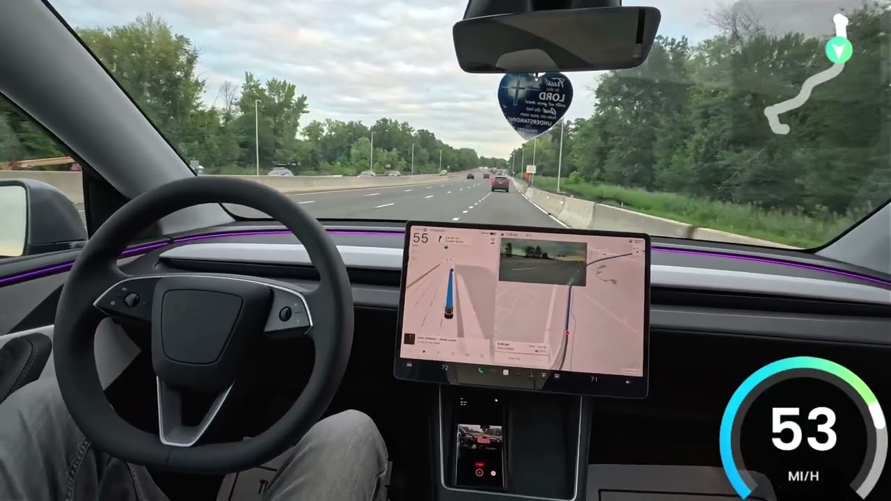 Car self drove us to the groceries  - Tesla #fsd14 #grok #robotaxis #selfdrivecars #teslafsd #foryou